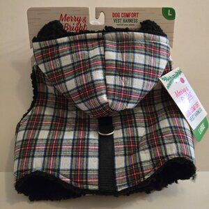 New Merry and Bright Dog Comfort Vests Harness Size Large